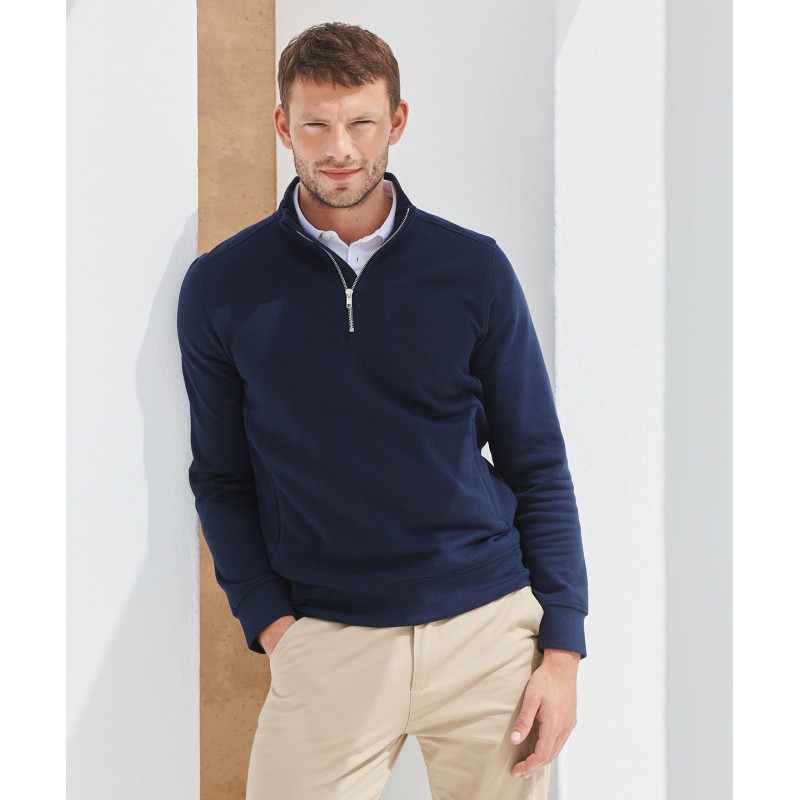 Felpe unisex con zip da 1/4 - cod. RWHB842