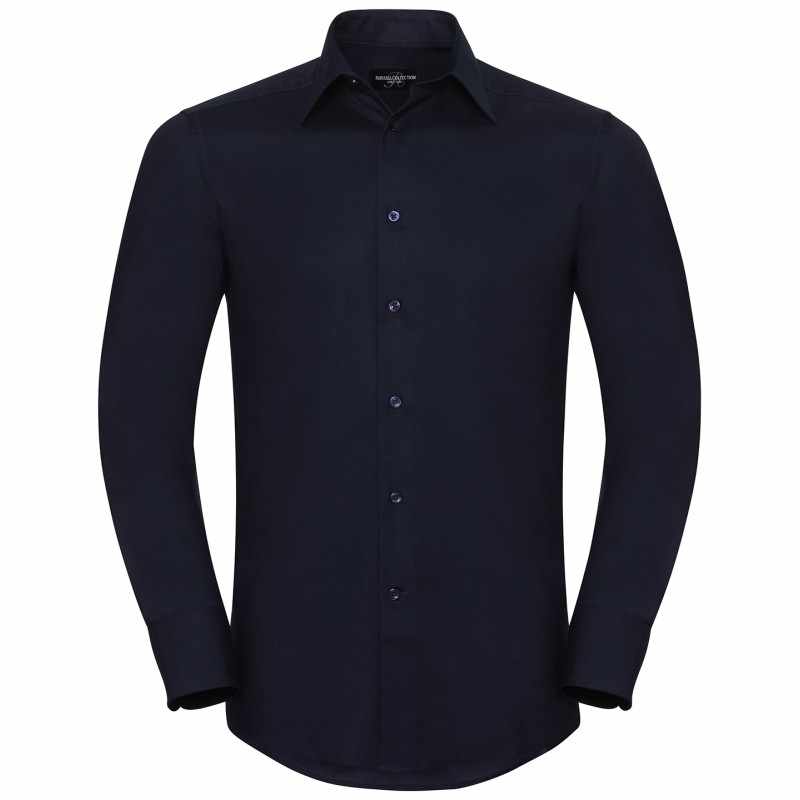 Camicia di cotone da stampare con scritte a maniche lunghe - cod. RWJ922M