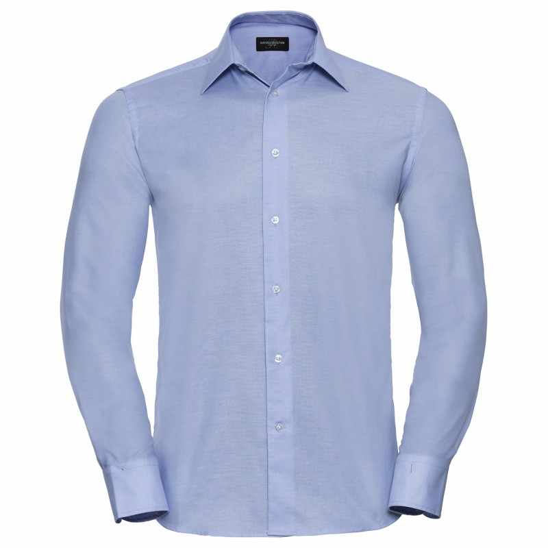 Camicia di cotone da stampare con scritte a maniche lunghe - cod. RWJ922M