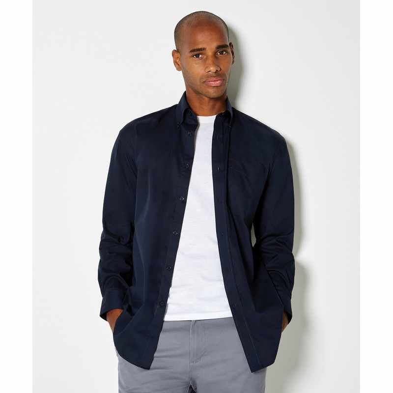 Camicia aziendale a maniche lunghe con logo stampato - cod. RWKK105