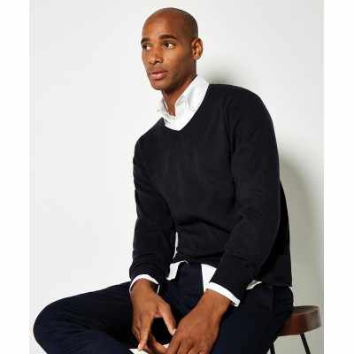 Maglione Arundel con scollo a V e maniche lunghe (vestibilità classica)