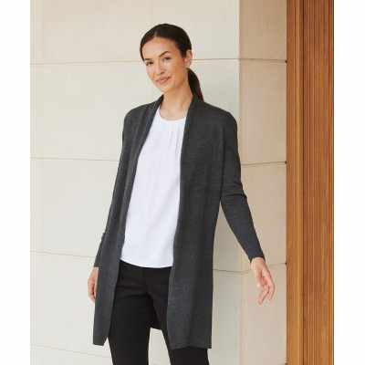 Cardigan lungo aperto da donna