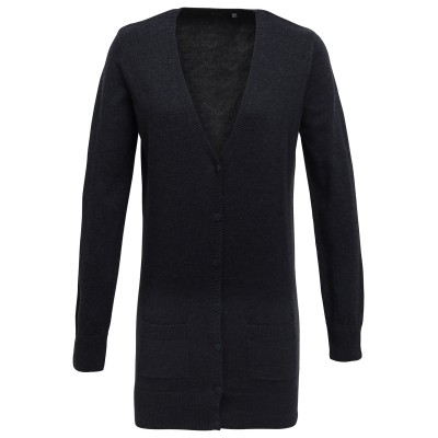 Cardigan lungo lavorato a maglia da donna Cardigan lungo lavorato a maglia da donna