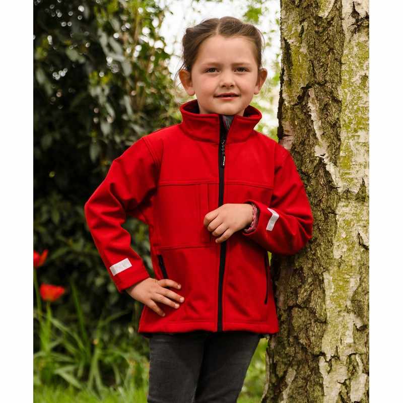 Giacca elegante softshell per bambini - cod. RWR121J