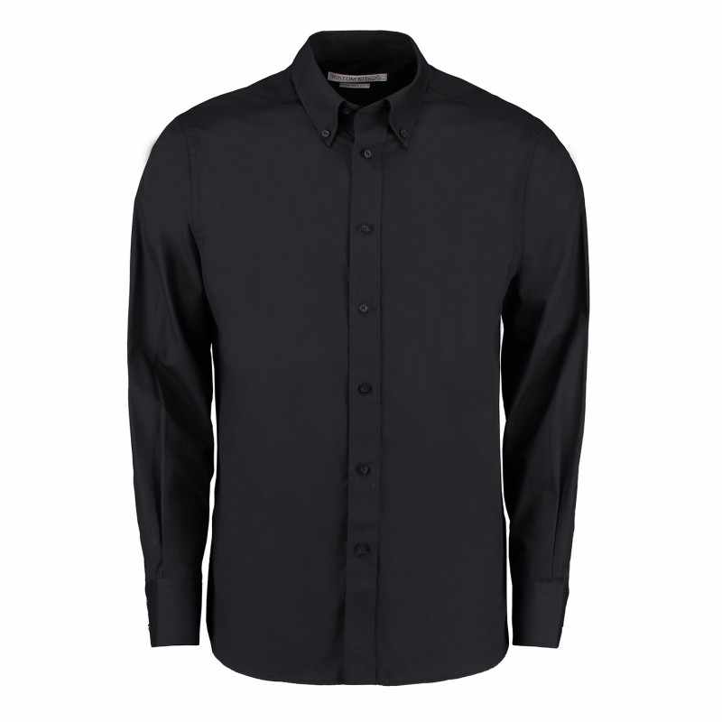Camicia di cotone personalizzabile con logo a maniche lunghe - cod. RWKK386