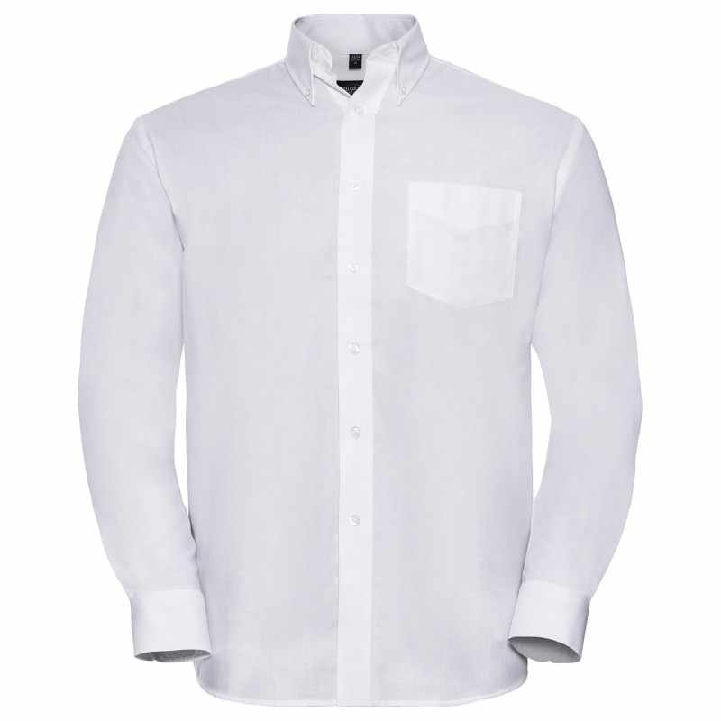 Camicia Oxford a maniche lunghe da stampare - cod. RWJ932M