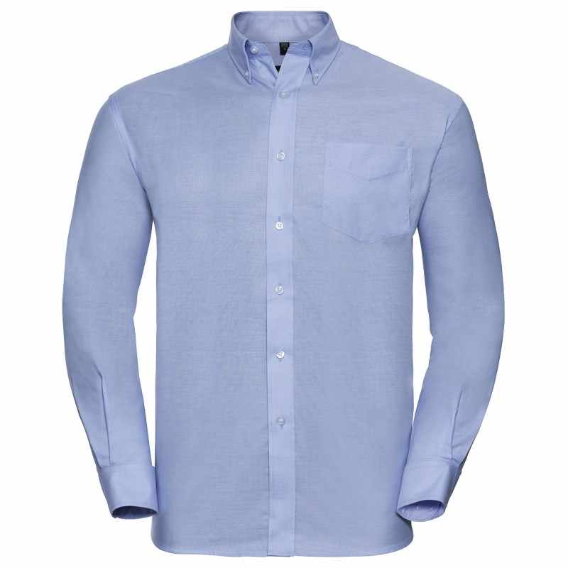 Camicia Oxford a maniche lunghe da stampare - cod. RWJ932M