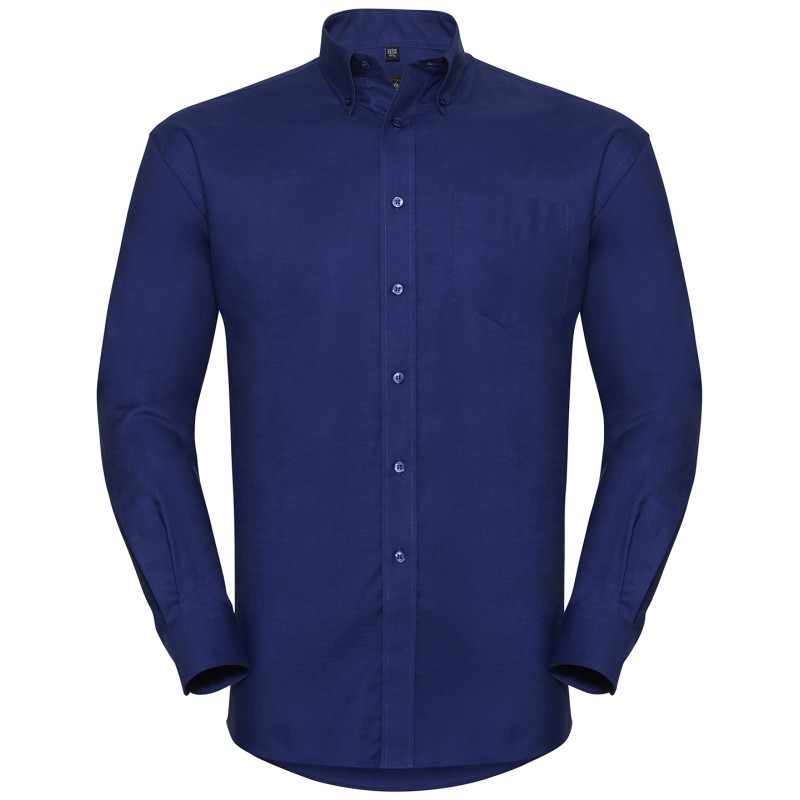 Camicia Oxford a maniche lunghe da stampare - cod. RWJ932M
