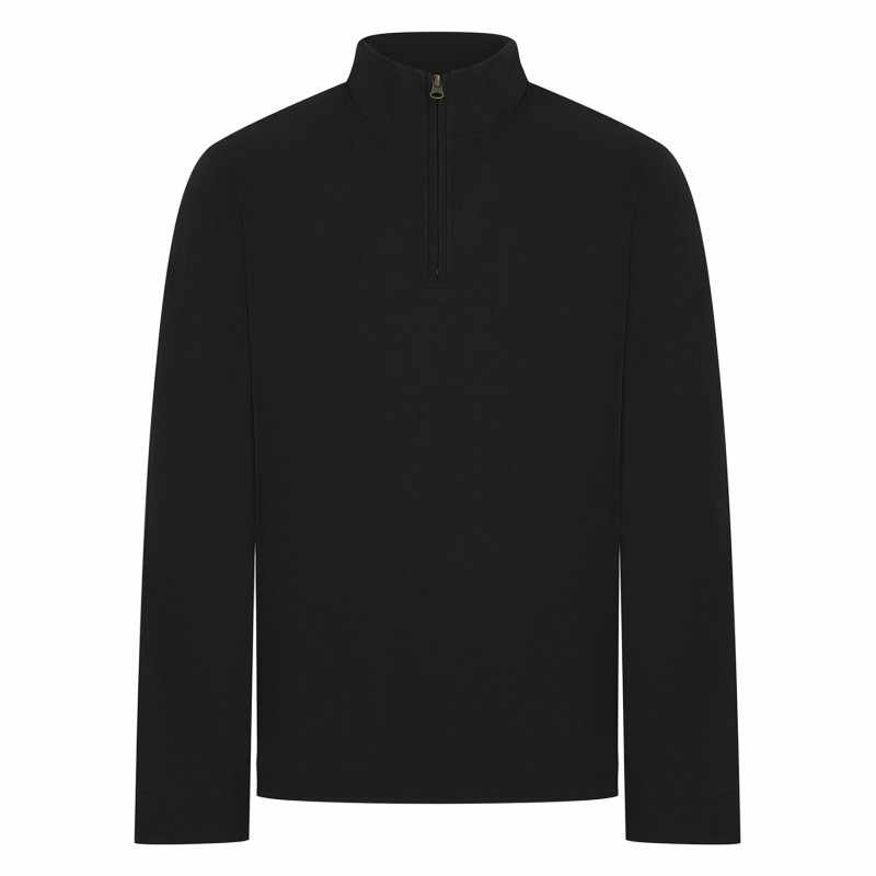 Felpa in piqué con cerniera 1/4 - cod. RWFR045