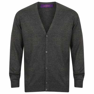 Cardigan con bottoni a V