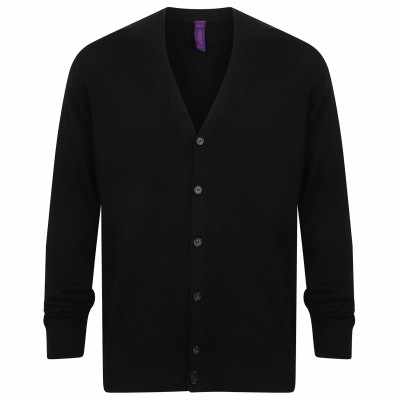 Cardigan con bottoni a V