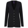 Cardigan da donna con bottoni a V
