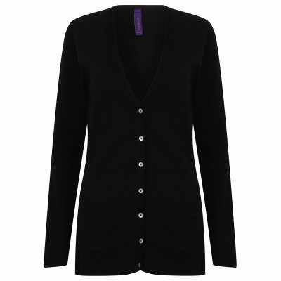 Cardigan da donna con bottoni a V