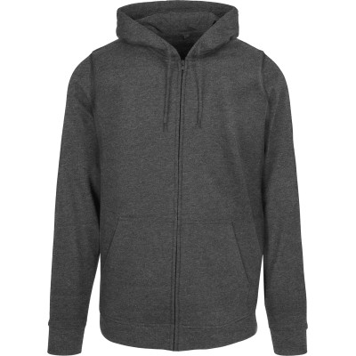 Felpa con cappuccio e zip di base