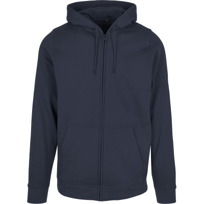 Felpa con cappuccio e zip di base