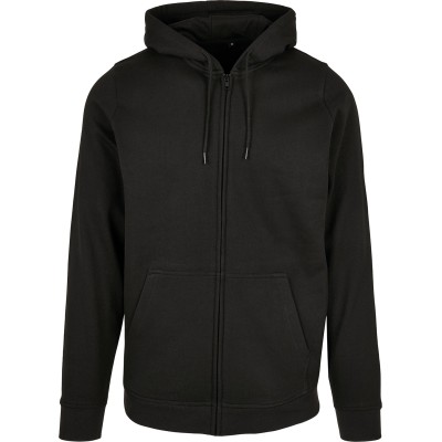 Felpa con cappuccio e zip di base