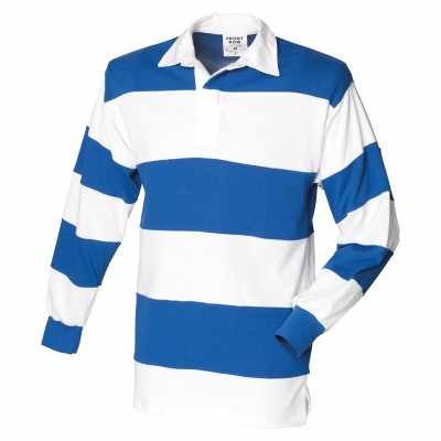 Maglia da rugby a maniche lunghe con strisce cucite