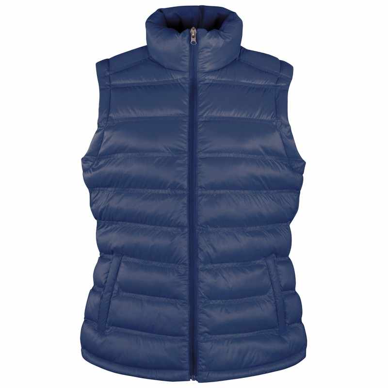 Gilet imbottito da donna con logo e scritte - cod. RWR193F