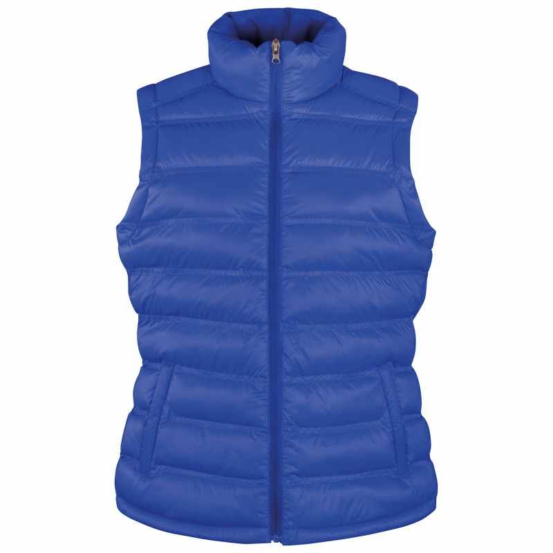 Gilet imbottito da donna con logo e scritte - cod. RWR193F