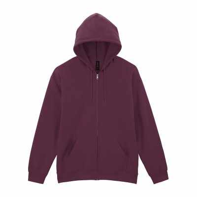 Felpa con cappuccio e cerniera intera per adulti in pile di medio peso Softstyle™