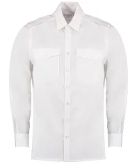 Camicia da pilota a maniche lunghe da serigrafare con logo