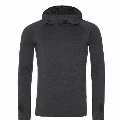 Top con collo a cappuccio fresco