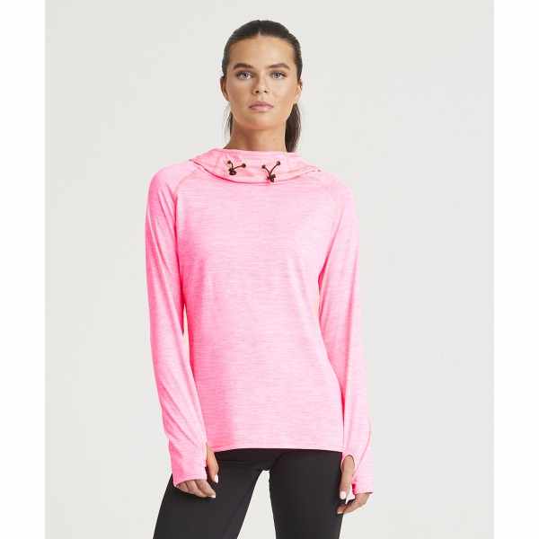 Top con scollo a cappuccio fresco da donna - cod. RWJC038