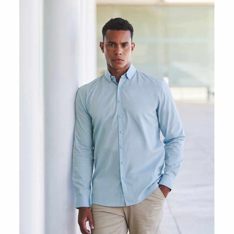 Camicia aziendale con scritte a maniche lunghe - cod. RWHB582