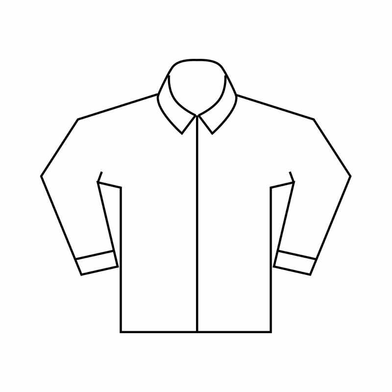 Camicia aziendale con scritte a maniche lunghe - cod. RWHB582