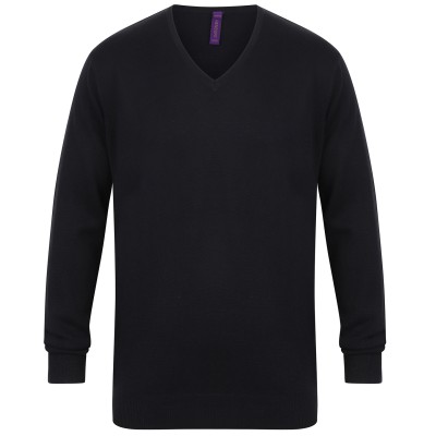 Maglione con scollo a V calibro 12