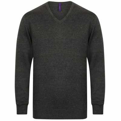 Maglione con scollo a V calibro 12