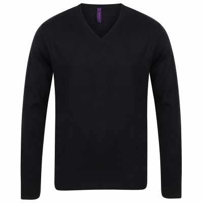 Maglione con scollo a V calibro 12