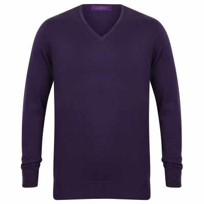 Maglione con scollo a V calibro 12