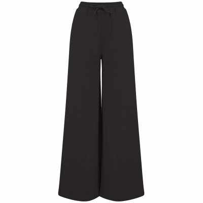 Pantaloni da jogging a gamba larga alla moda sostenibile da donna