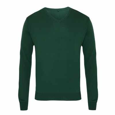 Maglione lavorato a maglia con scollo a V