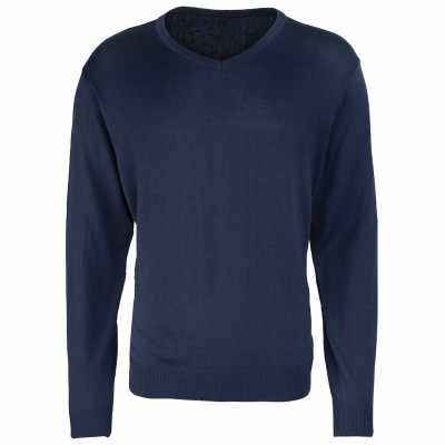 Maglione lavorato a maglia con scollo a V