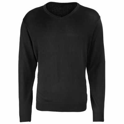 Maglione lavorato a maglia con scollo a V