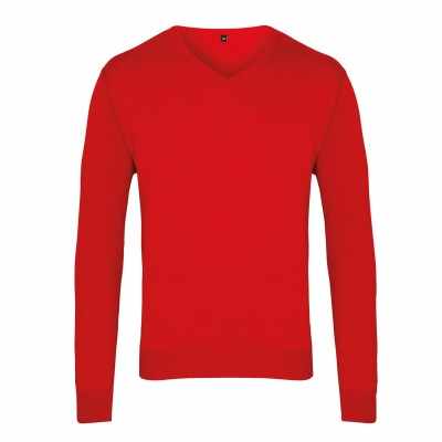 Maglione lavorato a maglia con scollo a V