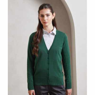 Cardigan lavorato a maglia con bottoni da donna
