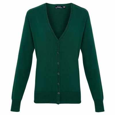 Cardigan lavorato a maglia con bottoni da donna