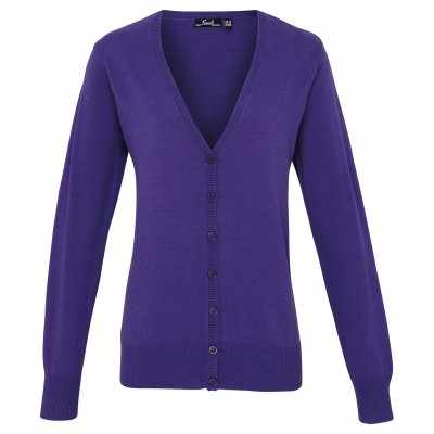 Cardigan lavorato a maglia con bottoni da donna
