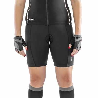 Pantaloncini imbottiti da ciclista da donna