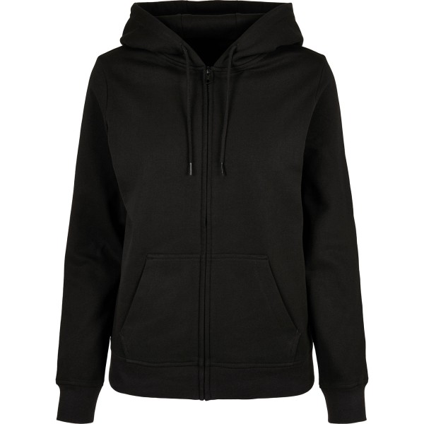 Felpa con cappuccio basic da donna con zip - cod. RWBB009