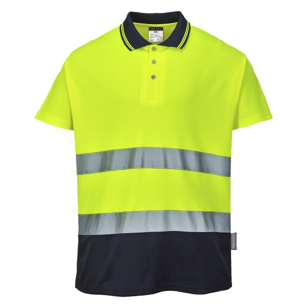 Polo Comfort in cotone bicolore (S174) - cod. RWPW110