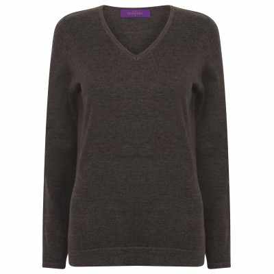 Maglione da donna con scollo a V calibro 12