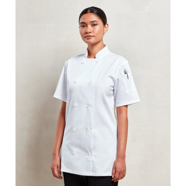 Giacca da cuoco a maniche corte da donna - cod. RWPR670