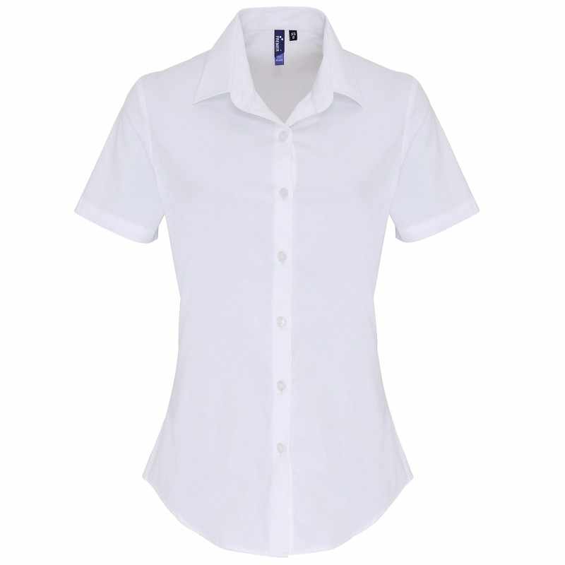 Camicetta di cotone da donna a maniche corte - cod. RWPR346