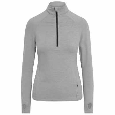 Top lungo con mezza zip Cool Flex da donna