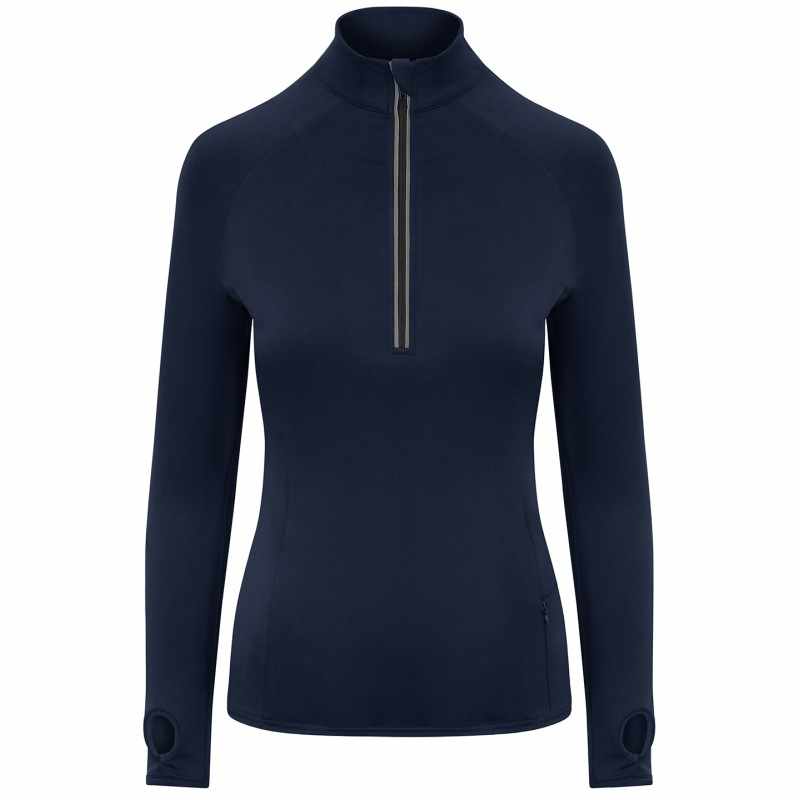 Felpa con mezza zip Cool Flex da donna - cod. RWJC035