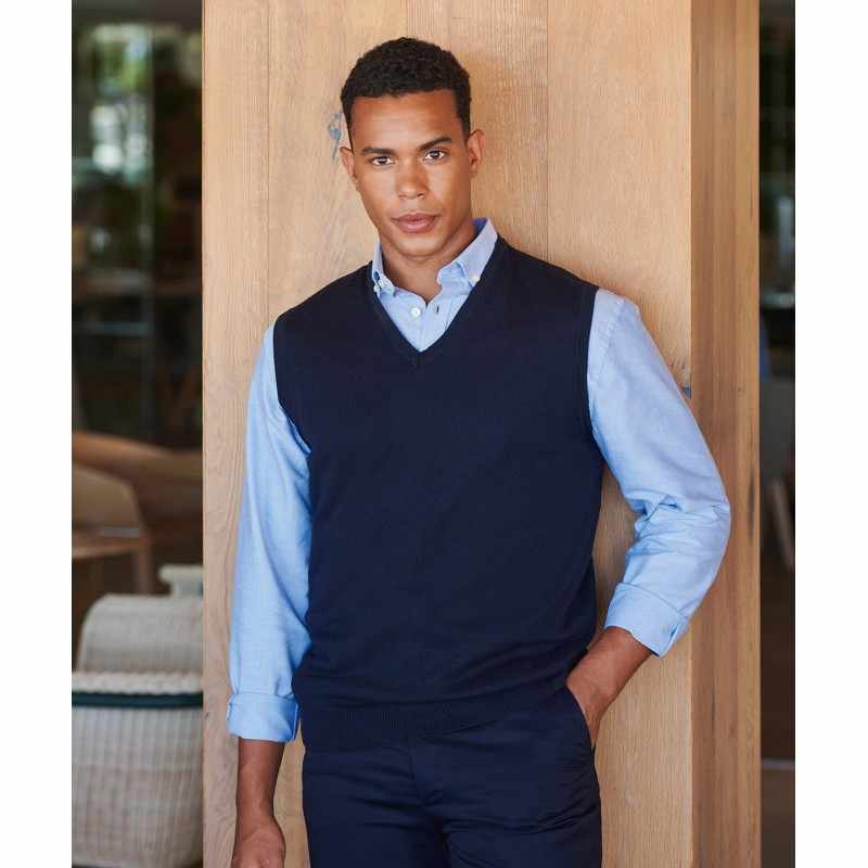 Maglione senza maniche con scollo a V - cod. RWHB724